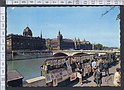 N4088 PARIS BOUQUINISTES DE LA RIVE DROITE LA SEINE ET AU FOND LA CONCIERGERIE PALAIS DE JUSTICE PL